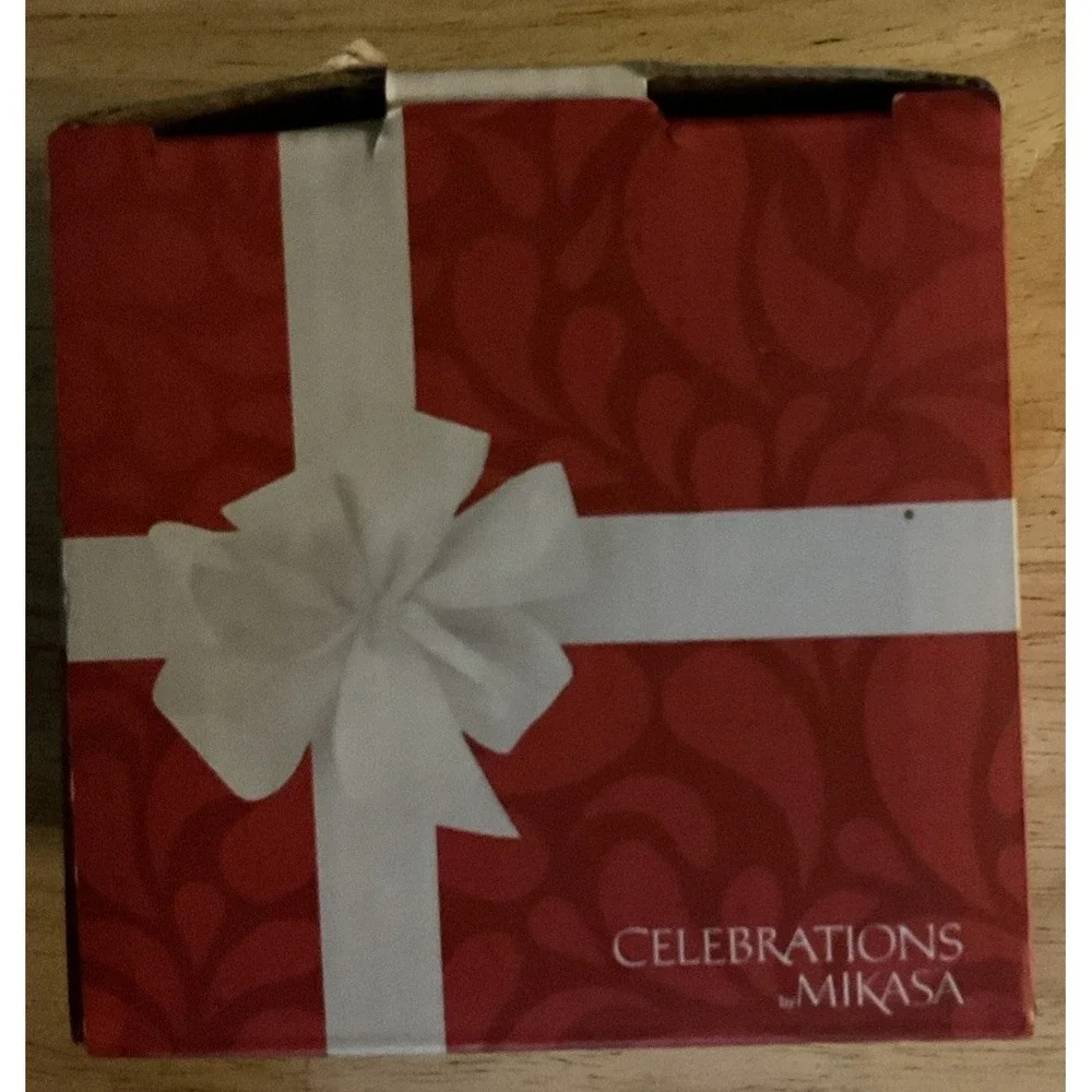 Celebrations Mikasa Holiday Bells Collection Rystal Votive Holder, 3.25 In‎